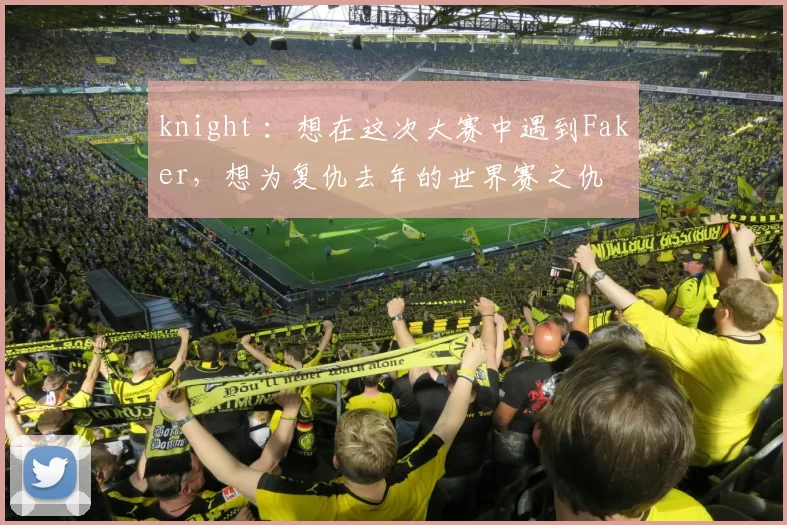 knight ：想在这次大赛中遇到Faker，想为复仇去年的世界赛之仇