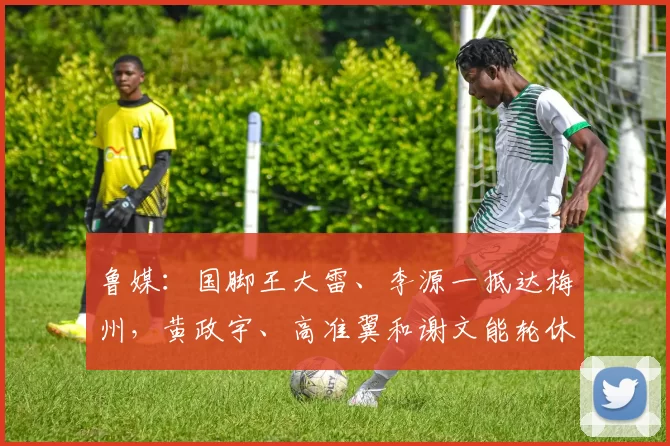 鲁媒：国脚王大雷、李源一抵达梅州，黄政宇、高准翼和谢文能轮休